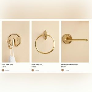 Anthropologie bathroom hardware